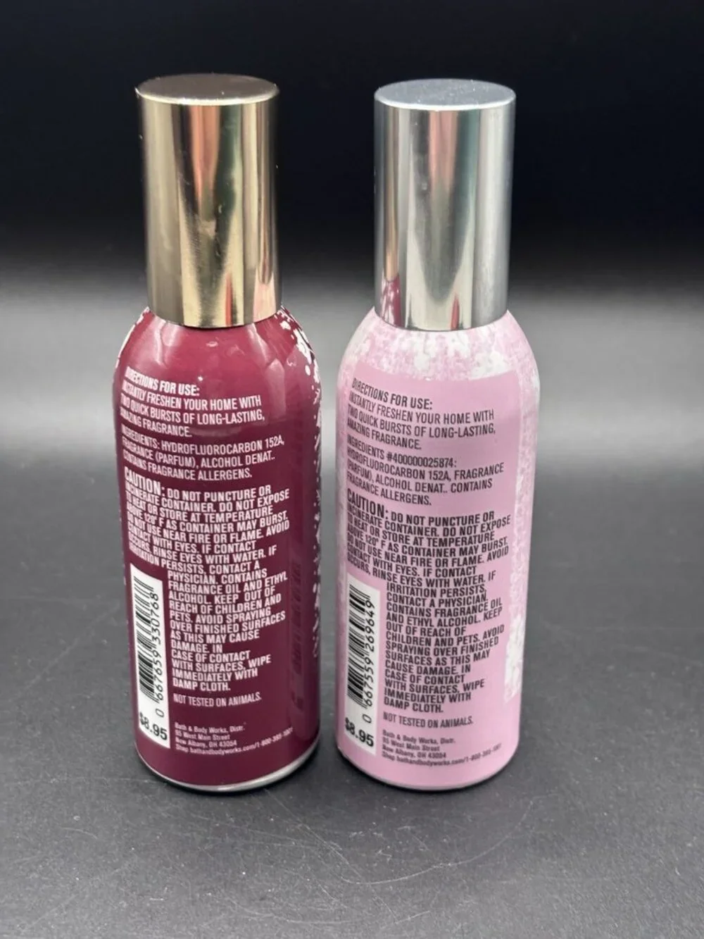 Bath Body & Works 2 Pack Concentrated Room Sprays 1.5 oz Christmas Orange Rose - Picture 8 of 16